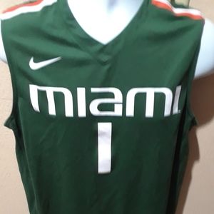 Miami Hurricanes basketball jersey